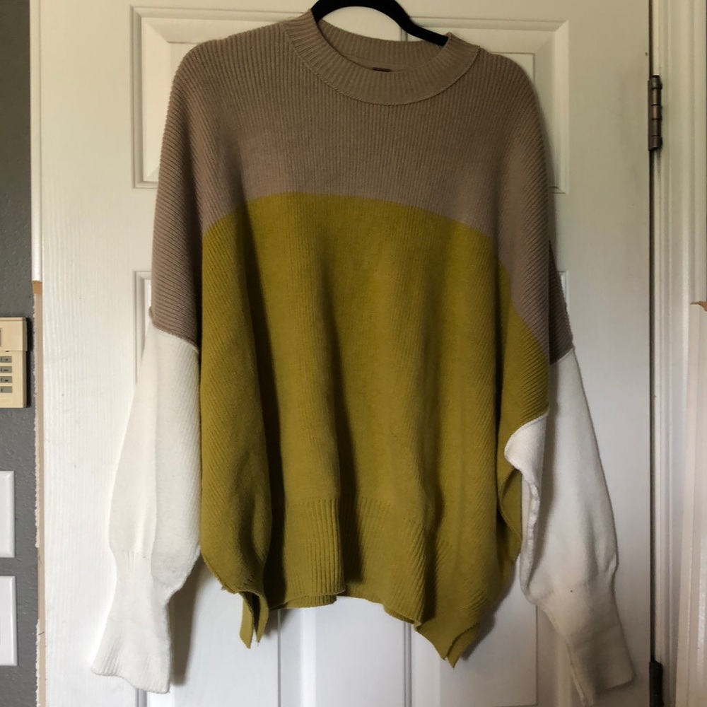 Easy Street Colorblock Sweater